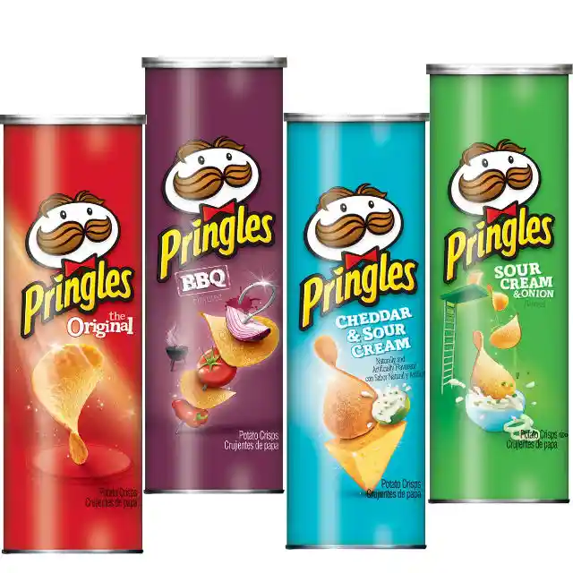 Papas Pringles De 120g 4 Deliciosos Sabores