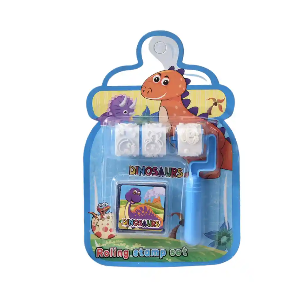 Kit De Sellos Con Rodillo Para Niños Dim: 11x16x2