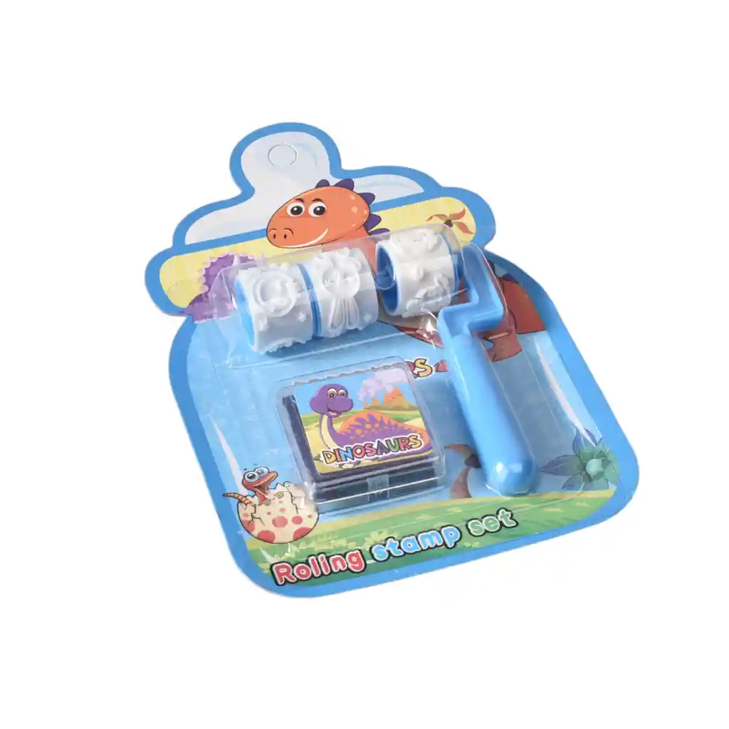Kit De Sellos Con Rodillo Para Niños Dim: 11x16x2