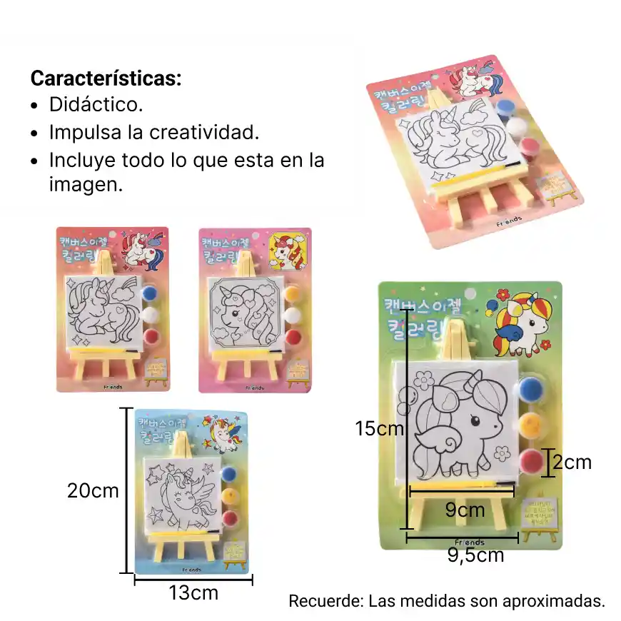 Set De Pintura Unicornio