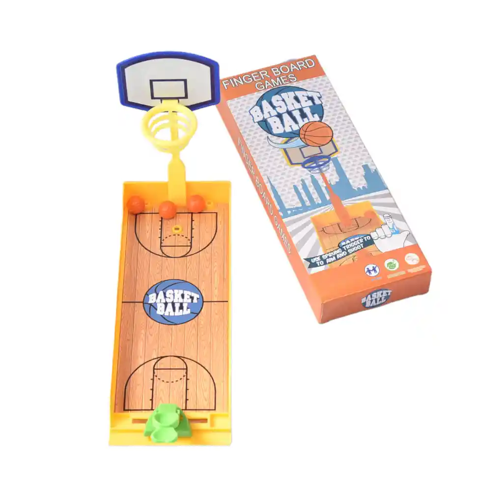 Mini Maquina De Tiro Baloncesto Con Dedo Dim: 8x21x2