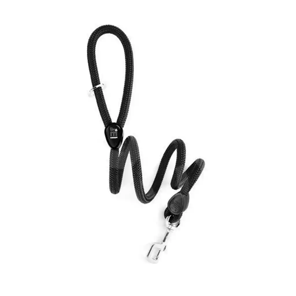 Correa Memopet Poliester Mm12 Color Negro
