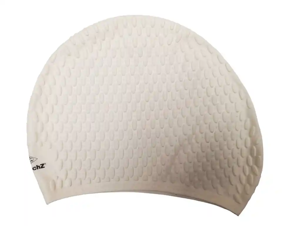 Gorro De Natación De Siliconada Fao719 Para Adulto Piscina - Blanco