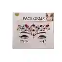 Gemas Pegatinas Faciales Decorativas Adhesivas