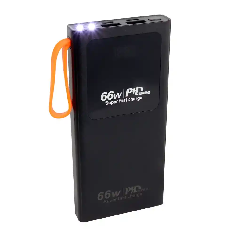 Power Bank 10000mah Carga Rápida 3.0a Con Linterna