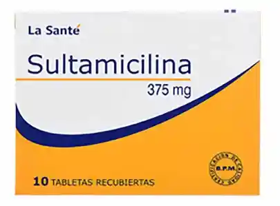 Sultamicilina 375 Mg X 10 Tabletas