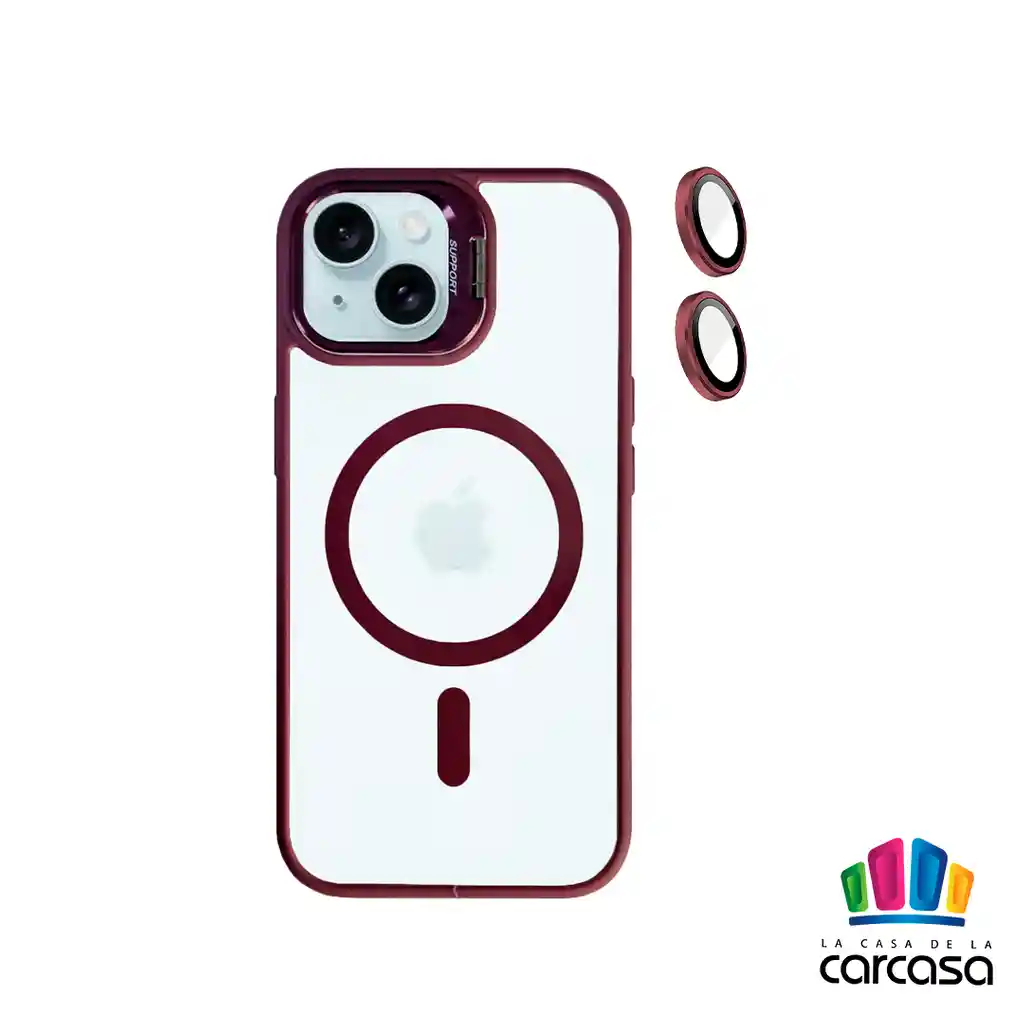 Estuche Iphone 11 - Plus Set Magnetic (vinotinto)