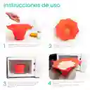 Recipiente Plegable Silicona Microondas Para Palomitas Maíz