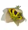 Flores De Girasoles X4 En Ramo