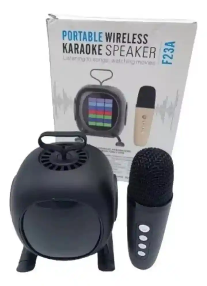 Mini Parlante Karaoke Bafle Recargable Inalambrico Bluetooth