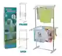 Tendedero De Ropa Plegable 2 Niveles Organizador Portátil