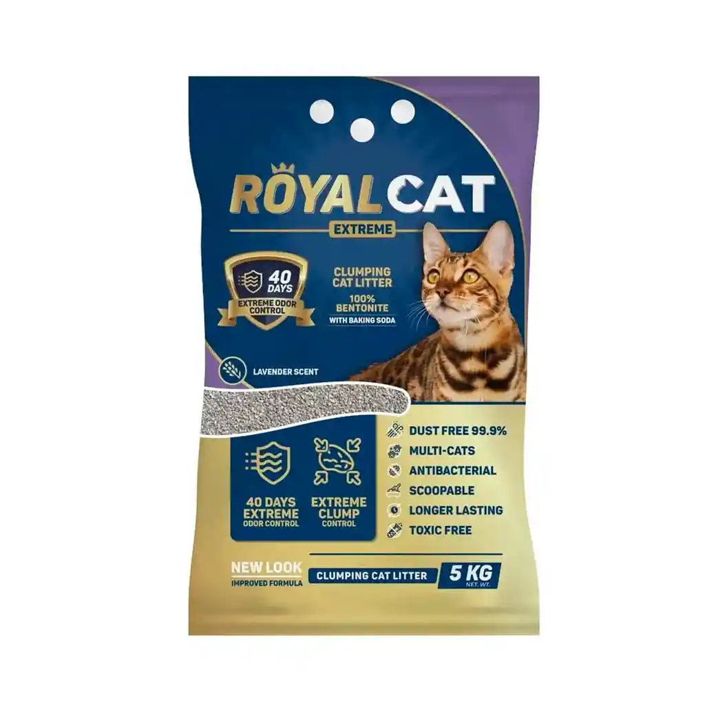 Arena Para Gato Royal Cat Lavanda 5kg