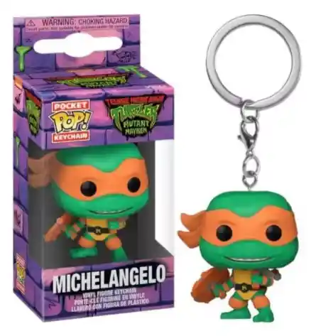 Llavero Funko Pop: Tortugas Ninja Michelangelo 2