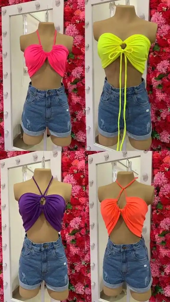 Crop Top Neon