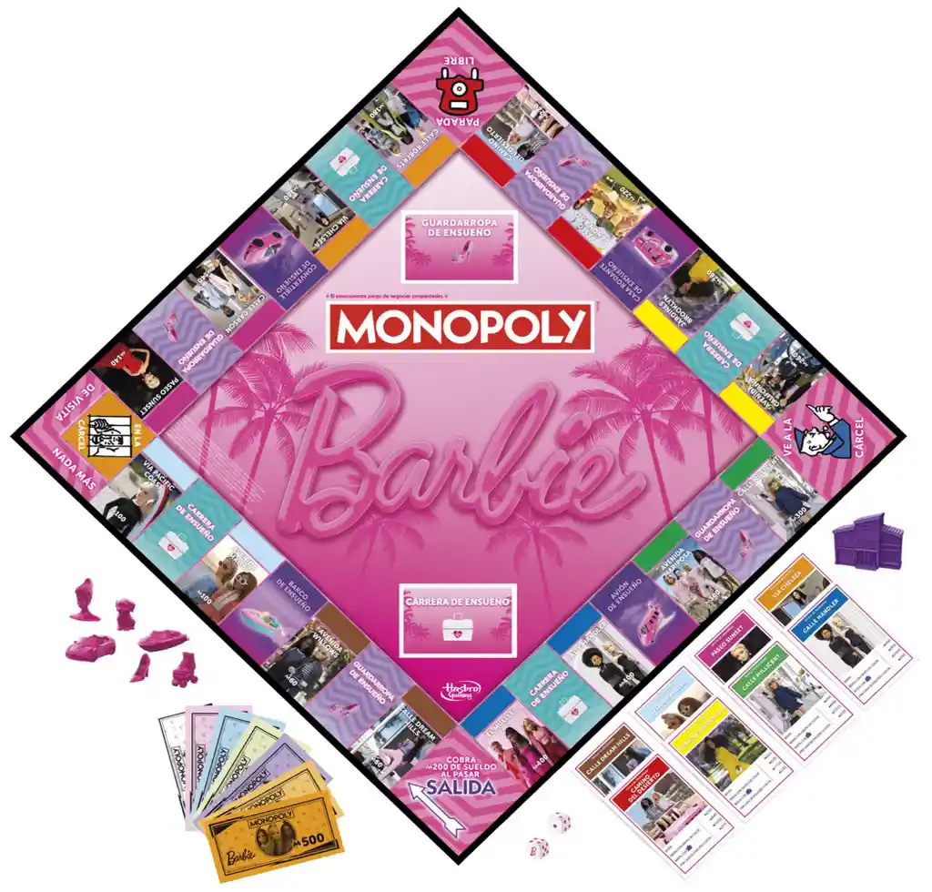 Juego De Mesa Monopoly Barbie Hasbro G0038