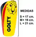 Canillera Golty Competición Shin Guard Origen/amarillo-rojo-talla: S