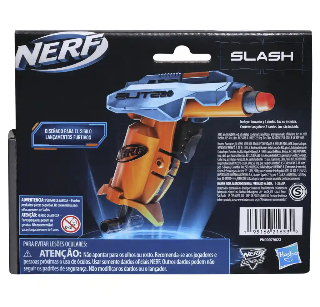 Lanzador Nerf Elite 2.0 Slash Hasbro F6354