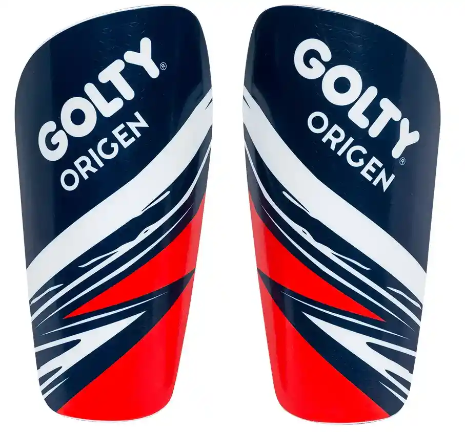 Canillera Golty Competición Shin Guard Origen/azul-rojo-talla: M