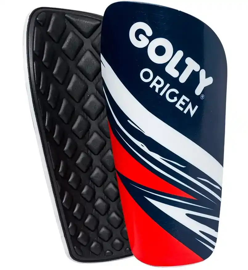 Canillera Golty Competición Shin Guard Origen/azul-rojo-talla: M