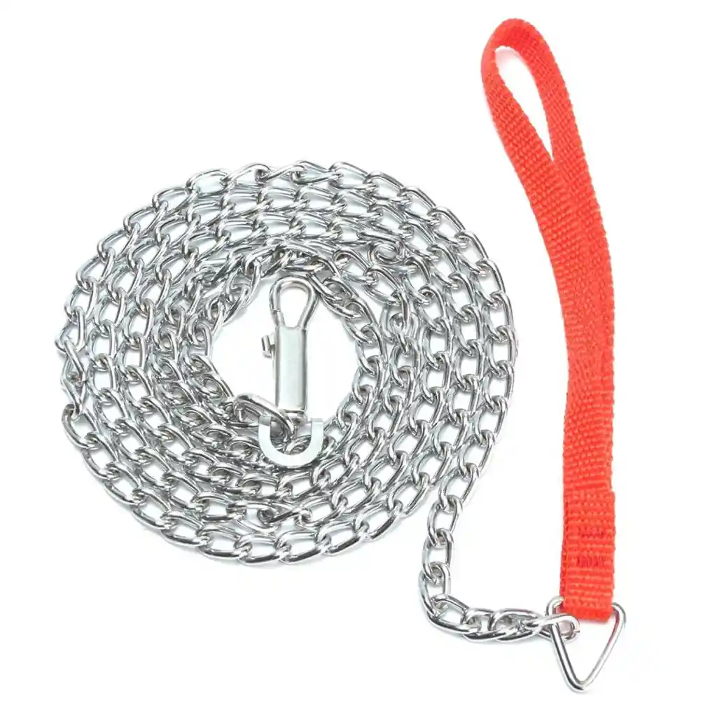 Correa Metalican Para Perro 3,0 Cm Mascotik