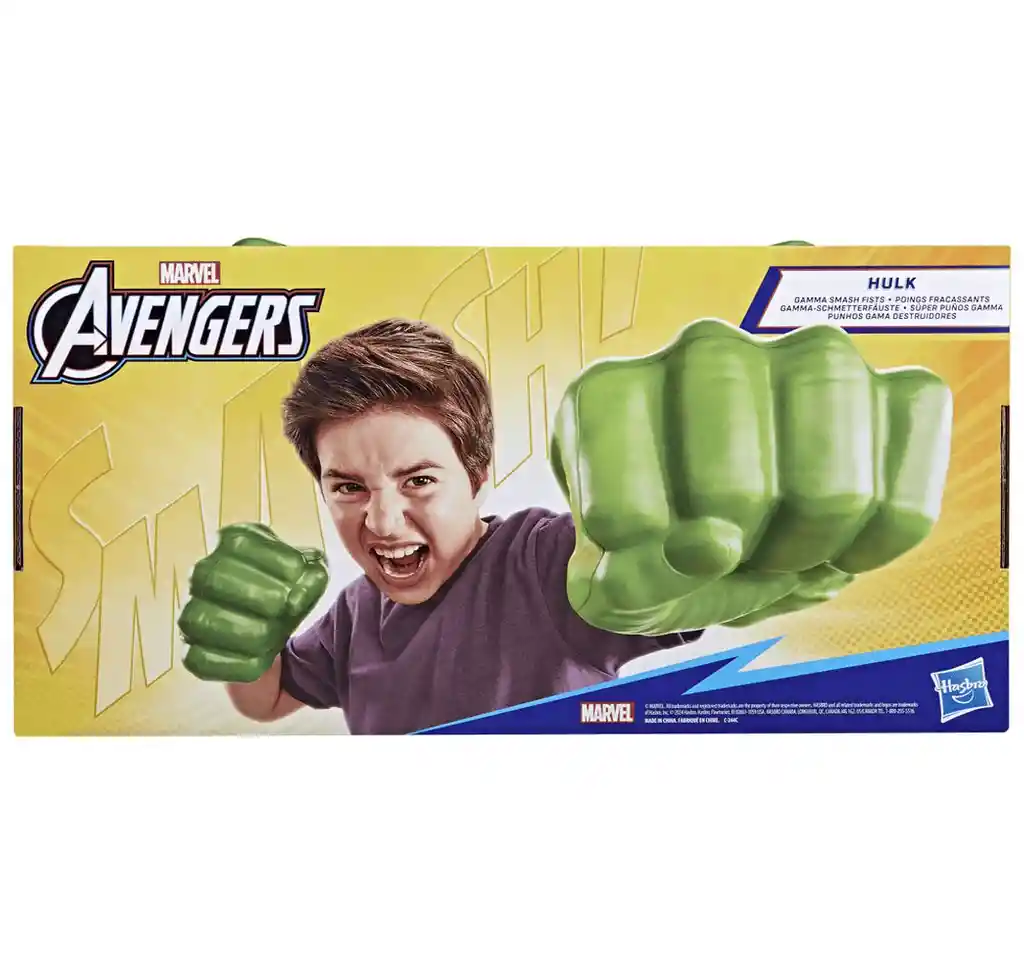 Guante Marvel Avengers Súper Puños Gamma De Hulk Hasbro F9332