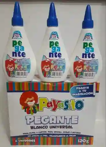 Pegante Payasito 120 Gr X 6 Unidades No Toxico