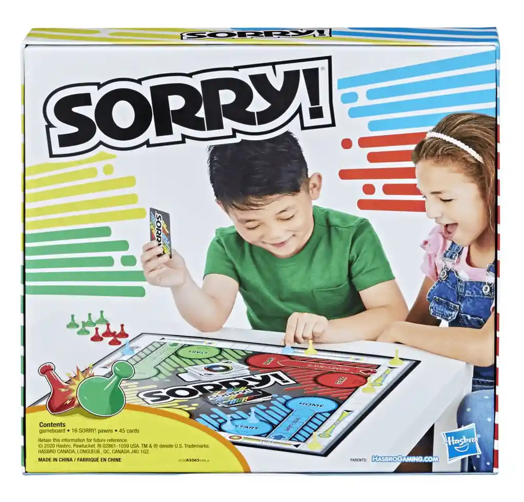 Juego De Mesa Sorry Hasbro Gaming A5065