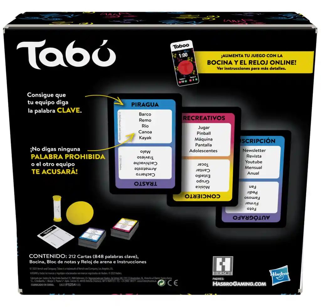 Juego De Mesa Taboo Hasbro Gaming F5254