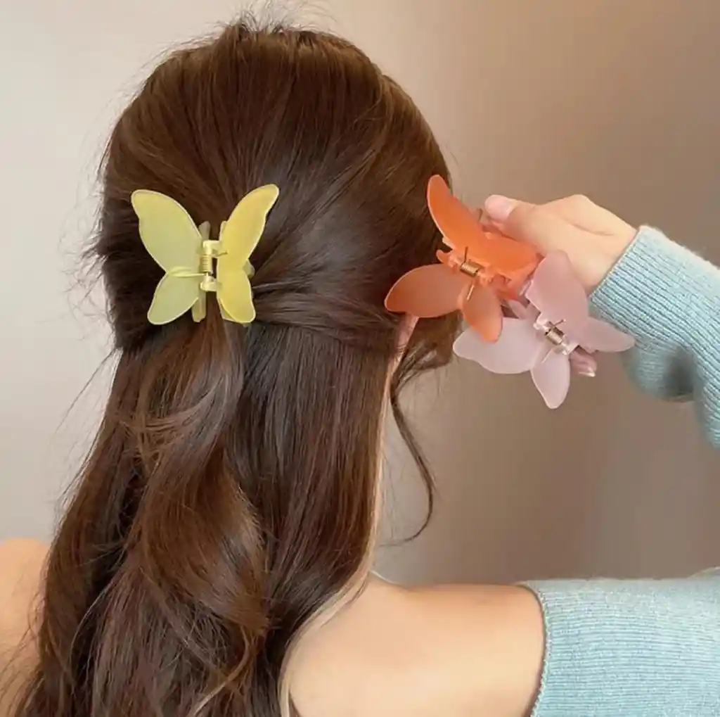 Mariposa En Color Pastel X1unidad