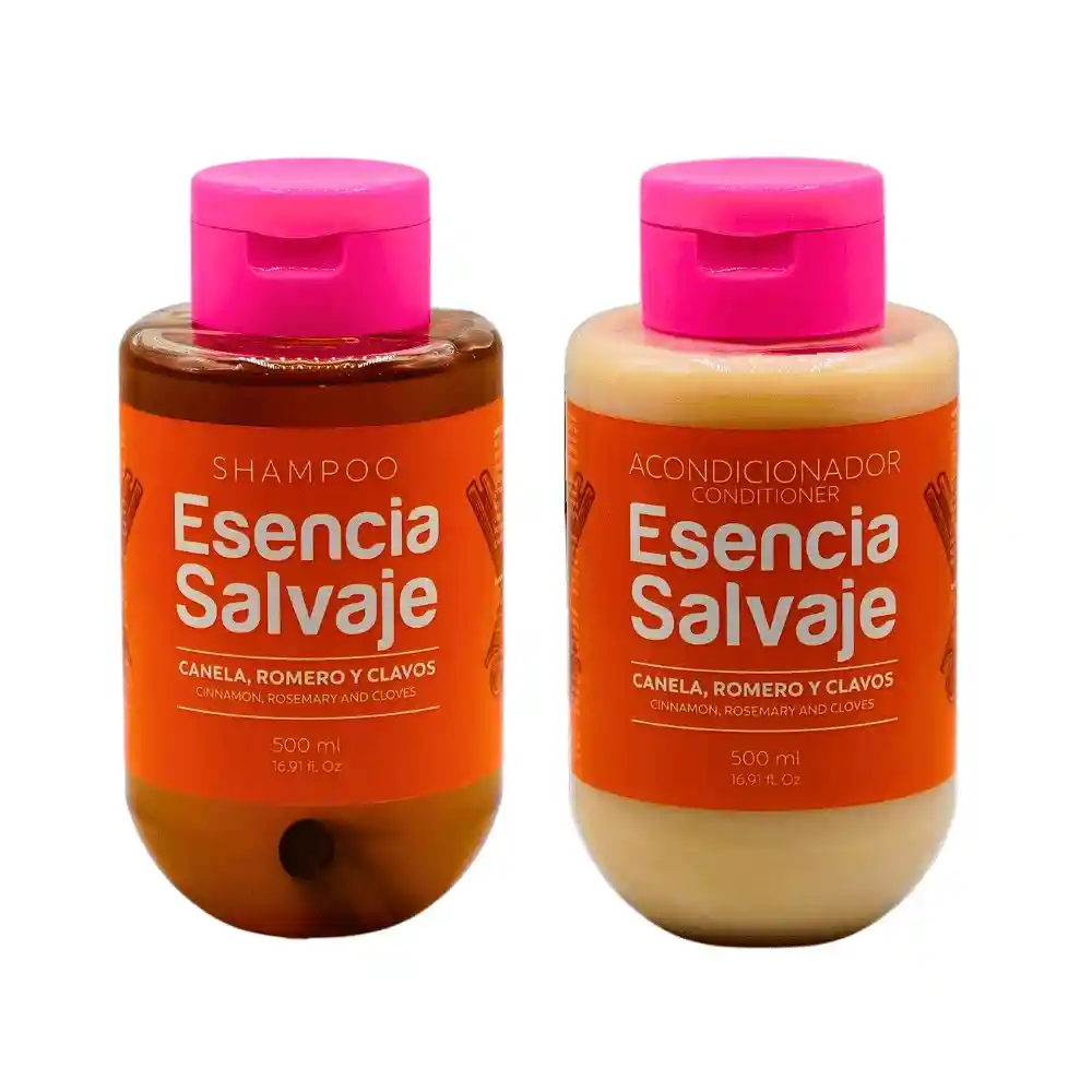 Duo Esencia Salvaje Canela, Romero Y Clavos