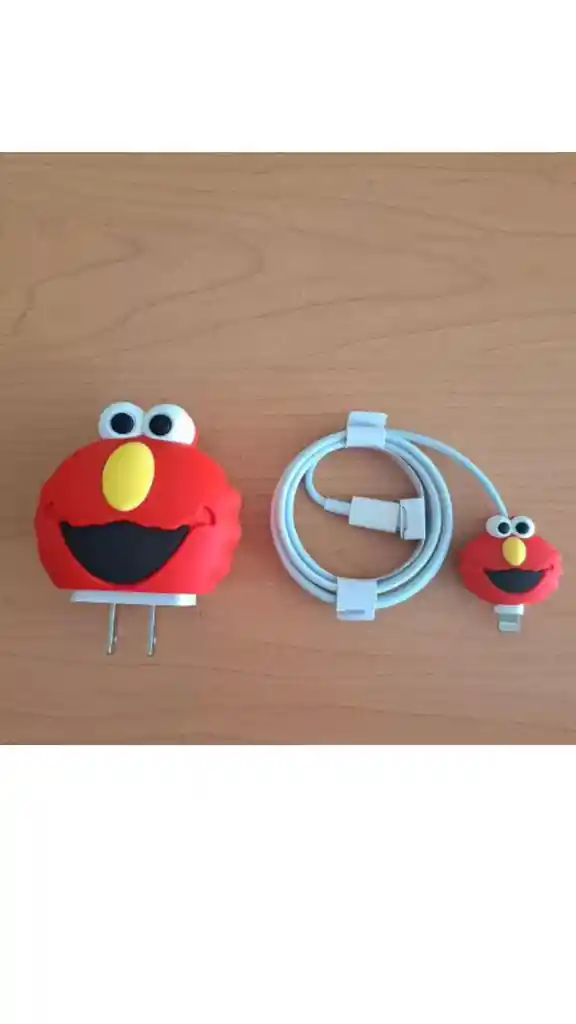 Funda Protectora Para Cargador De Iphone 20w Diseño De Elmo