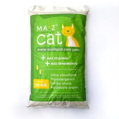 Arena De Gatos Hecha De Maiz 20kg