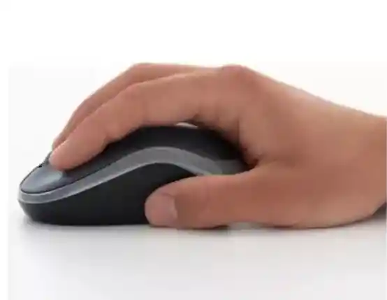 Elegante! Mouse Inalámbrico Logitech 10 Mts Óptico Ref M185 Negro