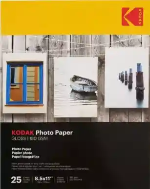 Papel Fotografico 180 Gramos 25 Hj Kodak