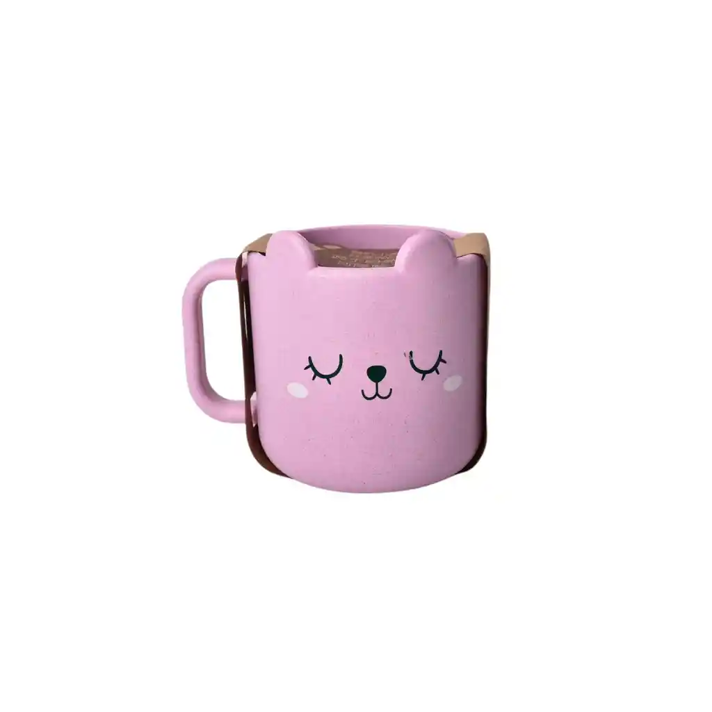Mug Tazas Para Niños Niñas Fibra De Trigo Dim:9*8cm