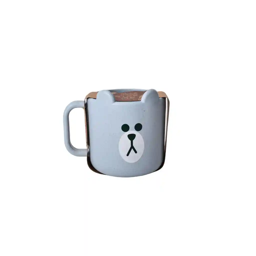 Mug Tazas Para Niños Niñas Fibra De Trigo Dim:9*8cm