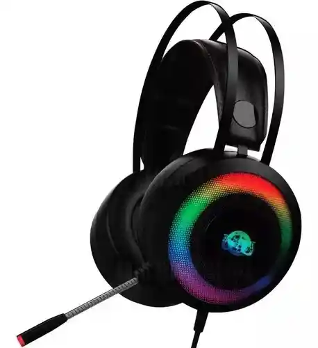 Diadema Gamer Usb Iluminación Rgb 7.1 Y Micrófono Aaa M06