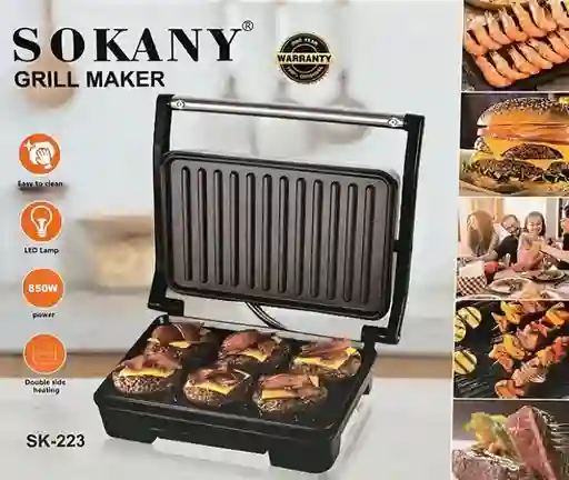 Parrilla Eléctrica Sokany Multifuncional Sk223 Antiadherente