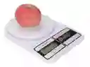 Gramera Digital Cocina 10 Kg Bascula Portátil Peso Baterías Color Blanco