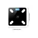 Balanza Digital Bluetooth Rosado+2 Pilas Aaa Pesa Personal