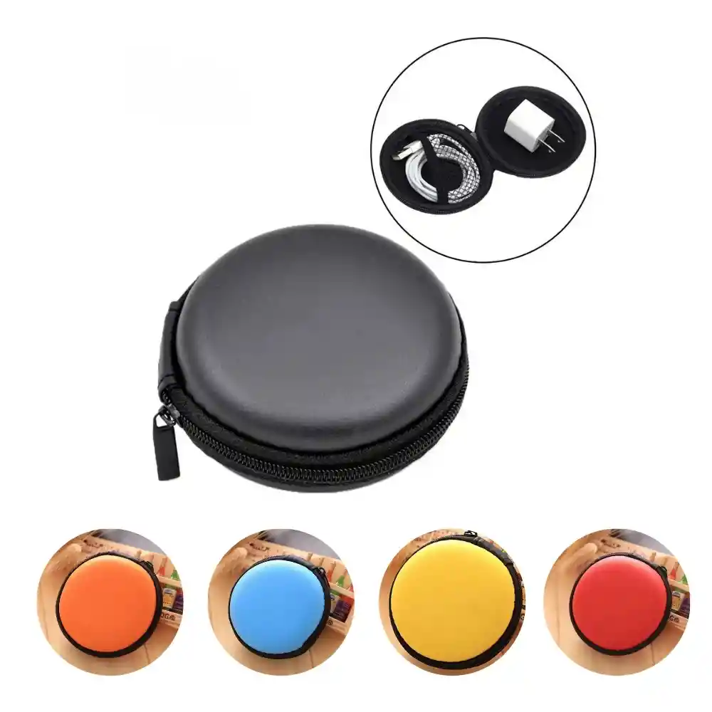 Estuche Funda Protector Para Audífonos Bolsa De Almacenamiento Multifuncional