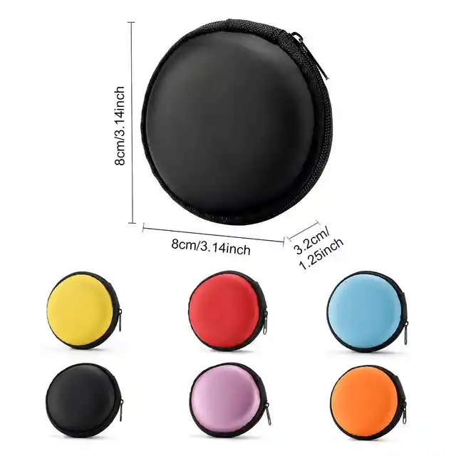 Estuche Funda Protector Para Audífonos Bolsa De Almacenamiento Multifuncional