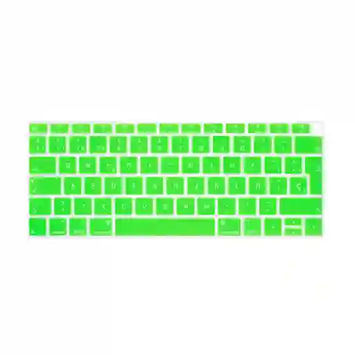 Protector De Teclado Para Macbook Air 13 A1932, A2179, A2337 (2018 - 2021) - Verde