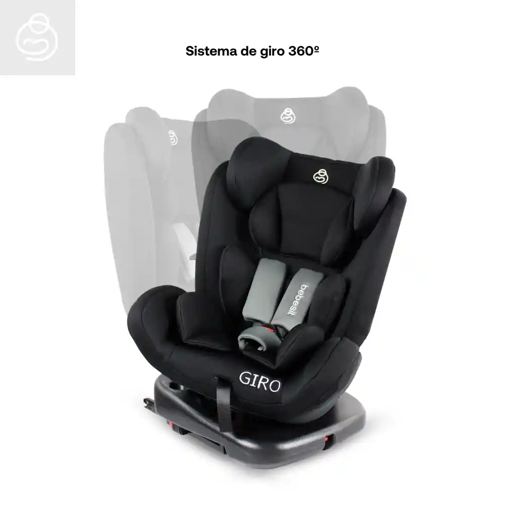 Silla De Auto Isofix Giro Elite 360 Black