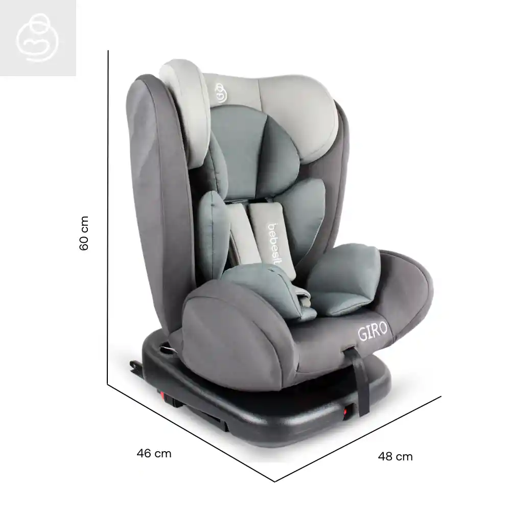 Silla De Auto Isofix Giro Elite 360 Gray