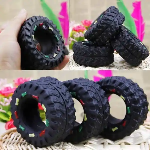 Juguete Perro Llanta Con Sonido