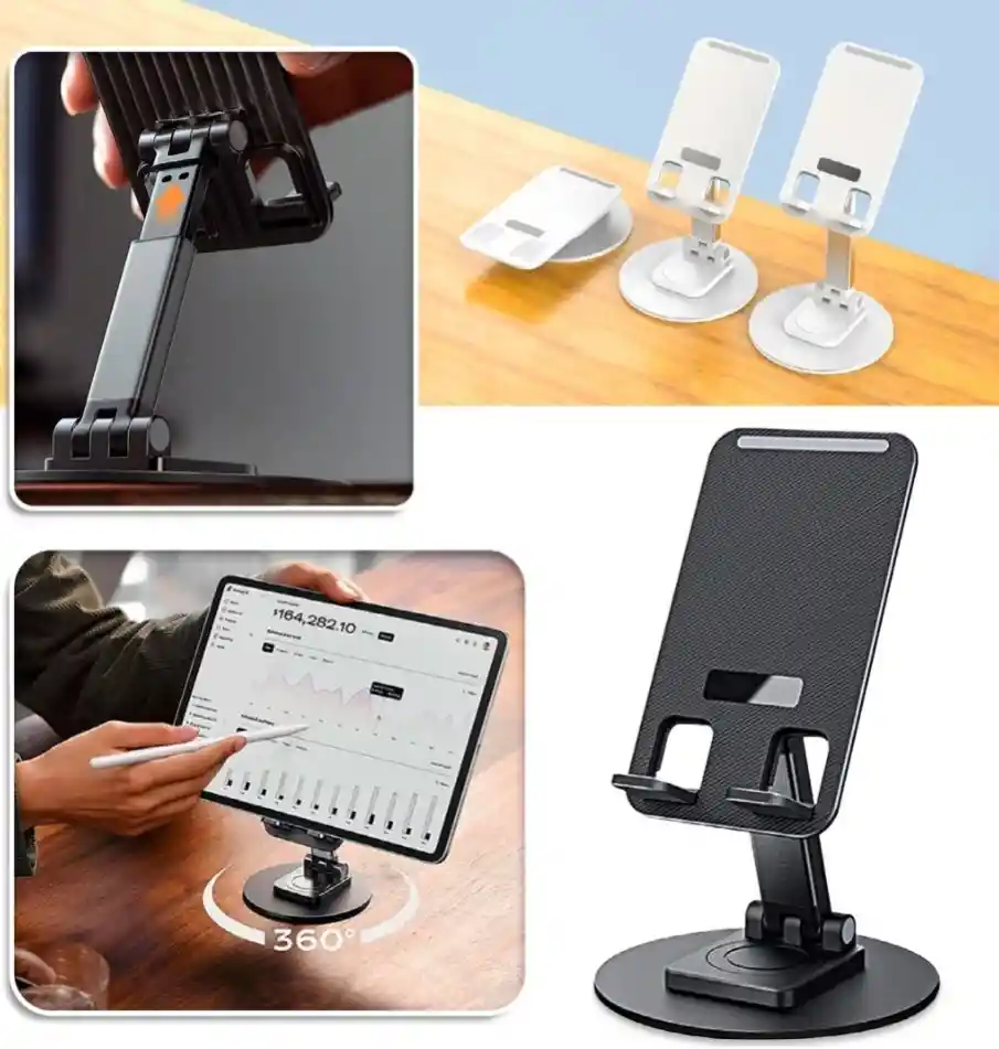 Mini Holder Soporte Base Para Celular Ajustable Rotación 360 Hold 364