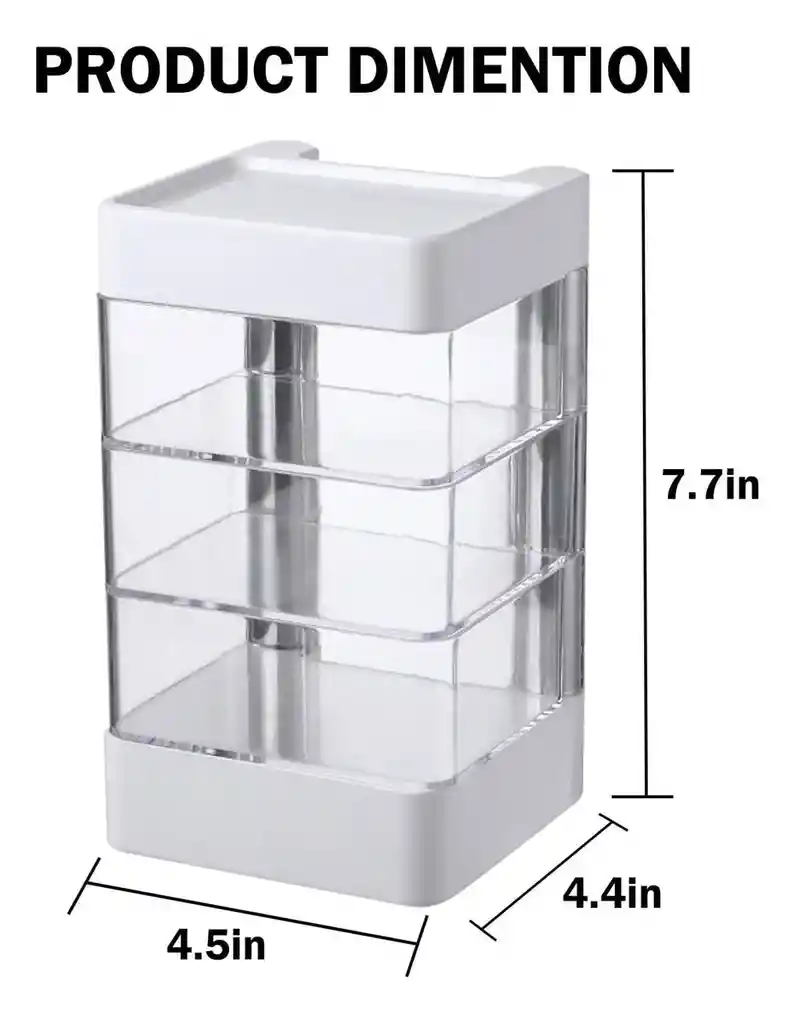 Organizador De Joyas De 4 Capas Caja De Almacenamiento