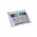 Marcadores Permanentes Punta Fina Por 12pcs