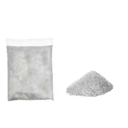 Escarcha Bolsa De 125 Gramos Plateada